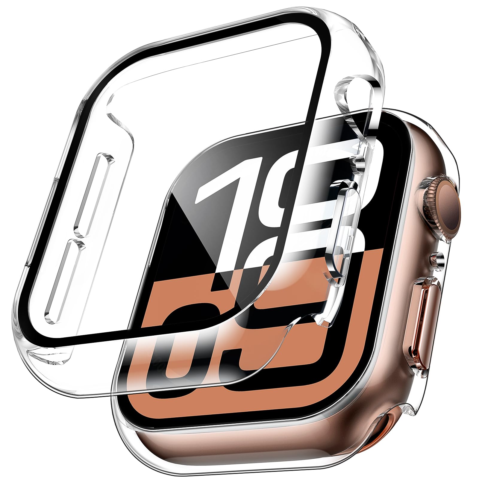 Watch Case Bumper - 2 шт. чехол из закаленного стекла