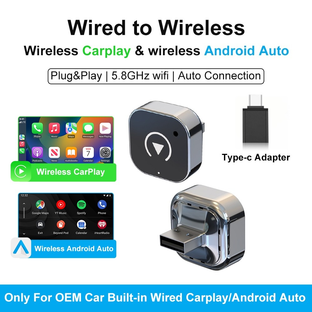 Беспроводной адаптер CarPlay F – обзор и цена Smartwatch Universal