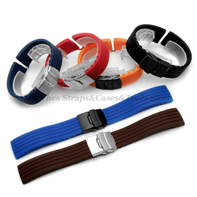 Быстросъемный силиконовый реме – обзор и цена Fossil Smartwatch Accessories