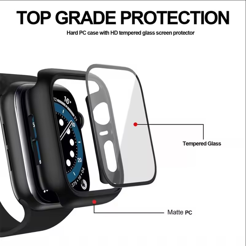 Защитный чехол из закаленного  – обзор и цена Watch Case Bumper