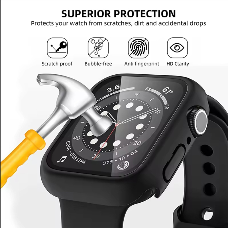 Защитный чехол из закаленного  – обзор и цена Watch Case Bumper