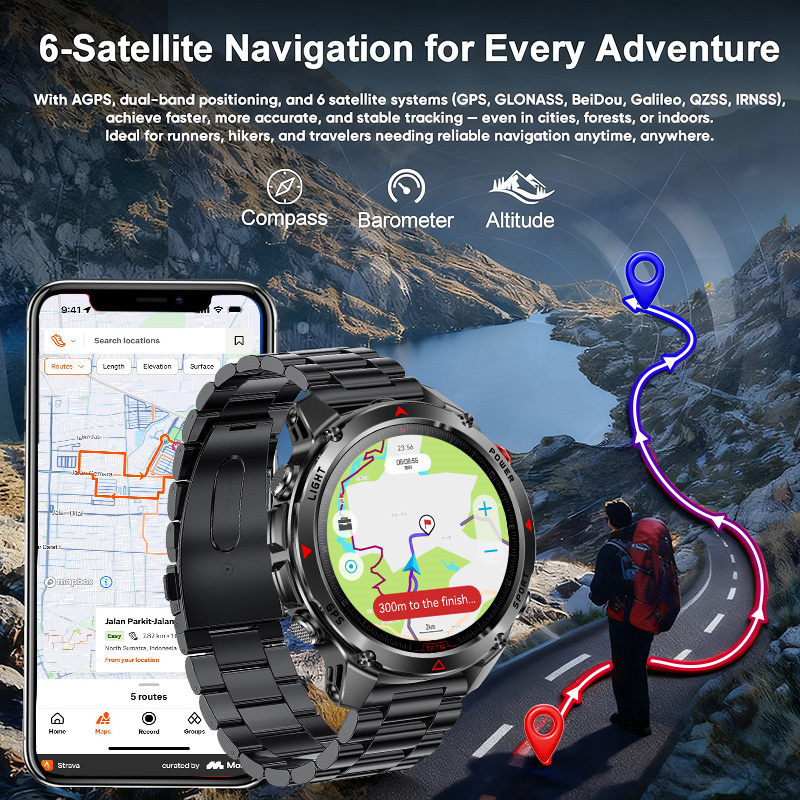 T-Rex 3 Pro Смарт-часы AGPS во – обзор и цена Android Smartwatch Accessories