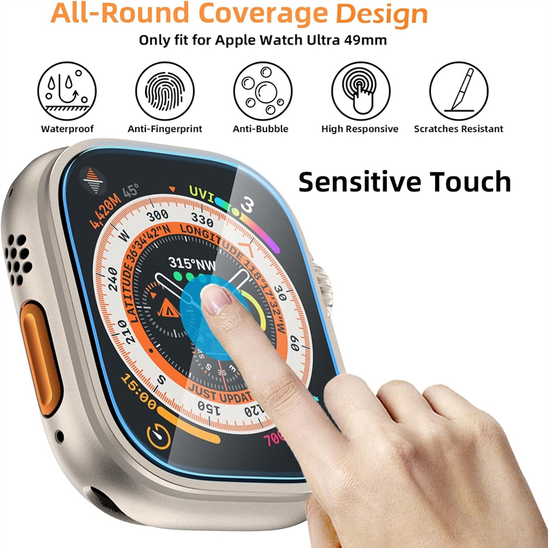 Закаленное стекло для Apple Wa – обзор и цена Watch Case Bumper