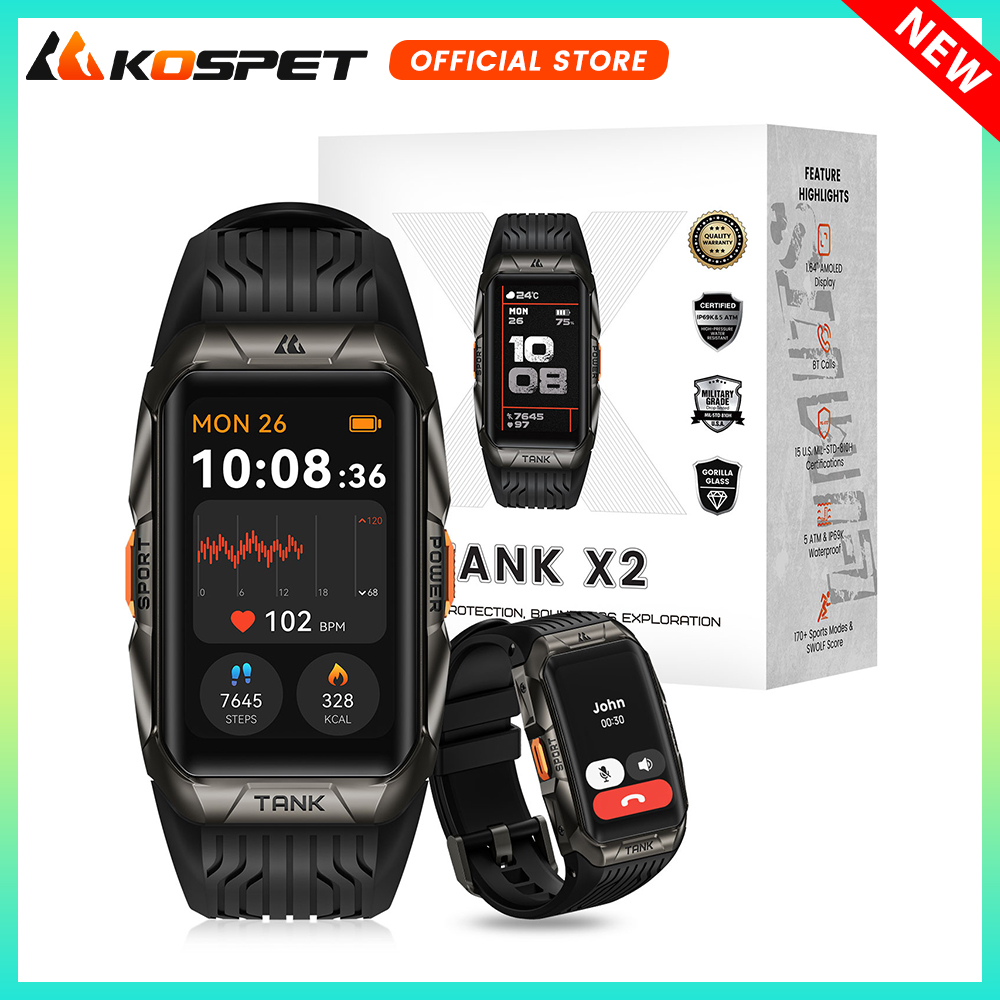 KOSPET TANK X2 Смарт-часы для  – обзор и цена Smartwatch Face