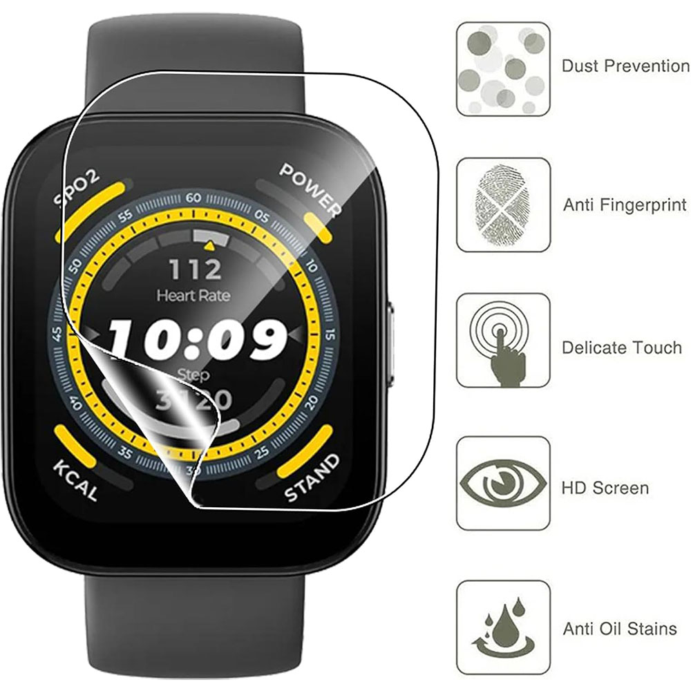 3 шт., прозрачная HD-пленка дл – обзор и цена Amazfit Smartwatch Accessories