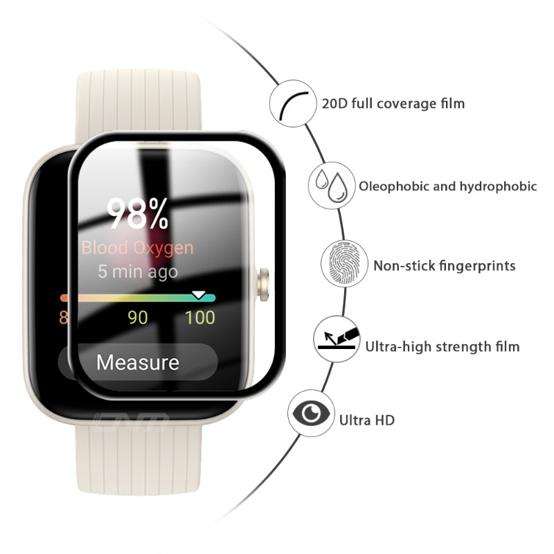 1-5 шт. HD защитная пленка для – обзор и цена Amazfit Smartwatch Accessories