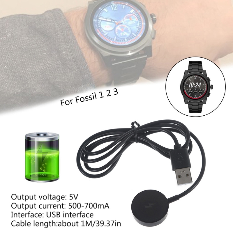 USB-адаптер для зарядки часов, – обзор и цена Fossil Smartwatch Accessories