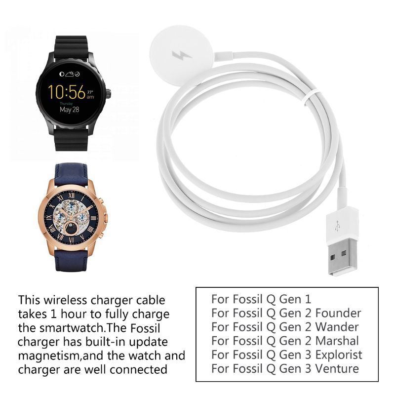 USB-адаптер для зарядки часов, – обзор и цена Fossil Smartwatch Accessories
