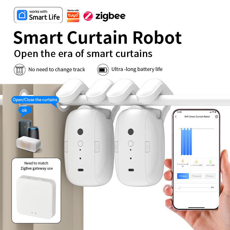 Умный робот-драйвер для штор Z – обзор и цена Smart Accessories