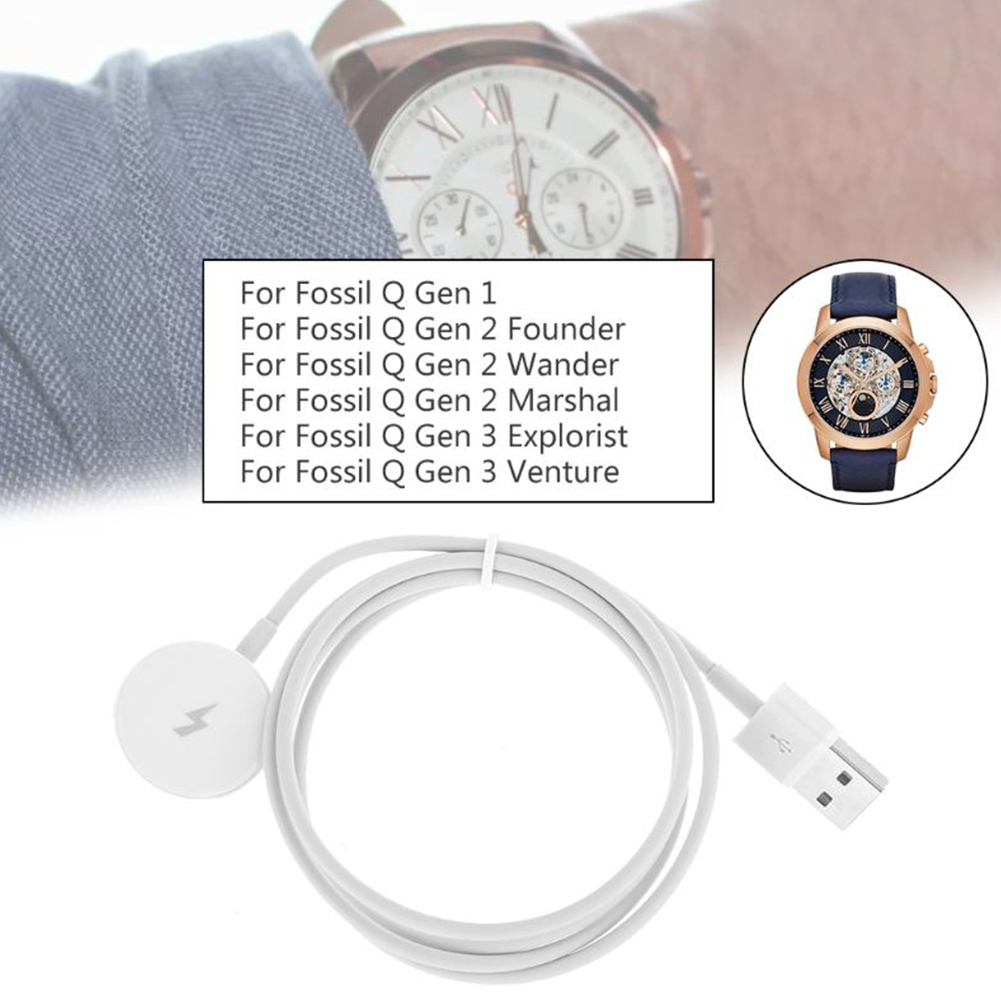 Кабель для зарядки часов, USB- – обзор и цена Fossil Smartwatch Accessories