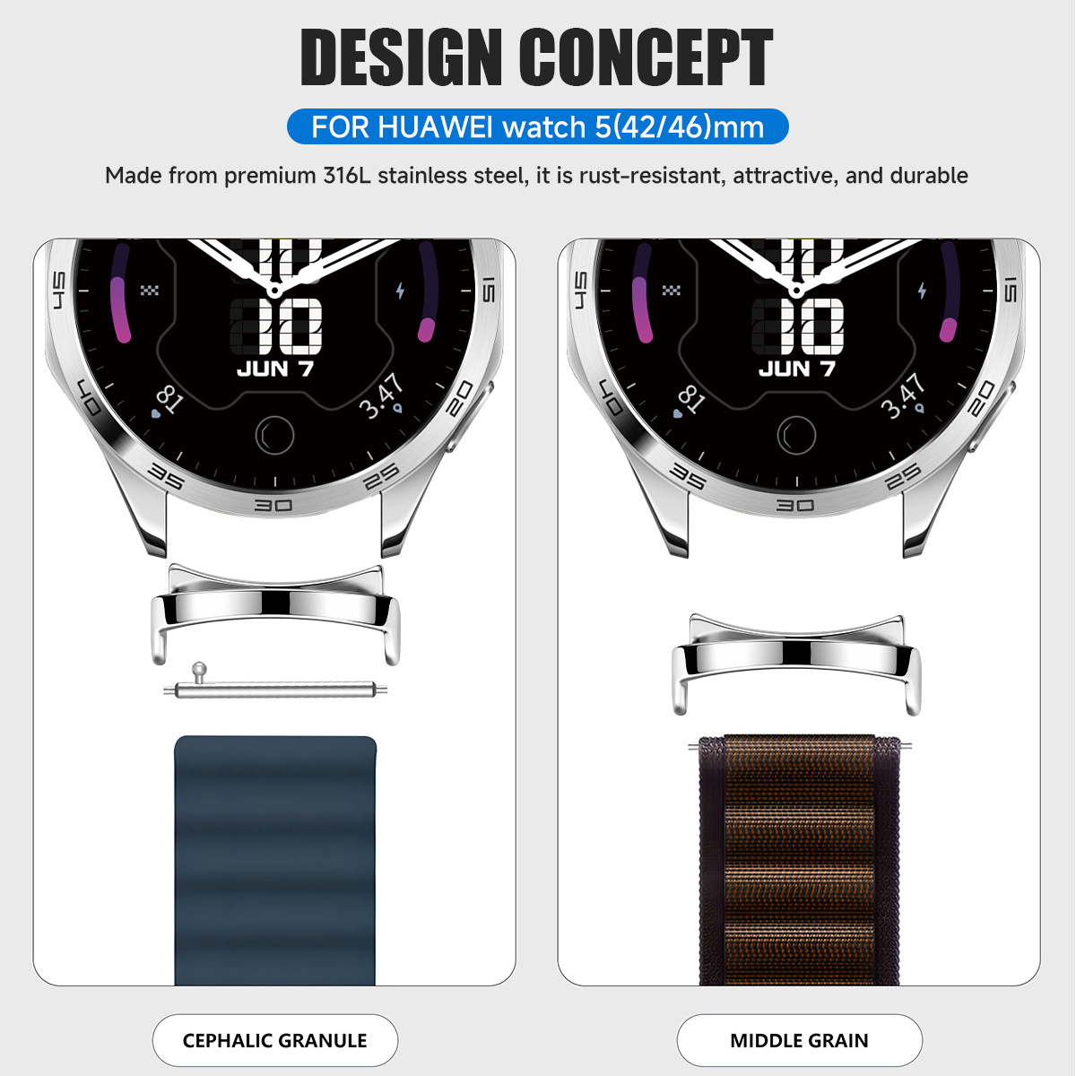 2 шт. адаптера для смарт-часов – обзор и цена Watch Band Connector